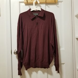 ♠ Vintage Jones New York Burgundy Shirt